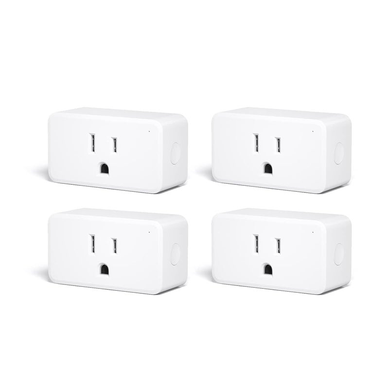 THIRDREALITY ZigBee Smart Plug 4 Pack with Real-time Energy Monitoring,15A Outlet, Zigbee Repeater,ETL Certified,ZigBee Hub Required,Work with Home Assistant,Compatible Echo Devices and SmartThings - Image 1